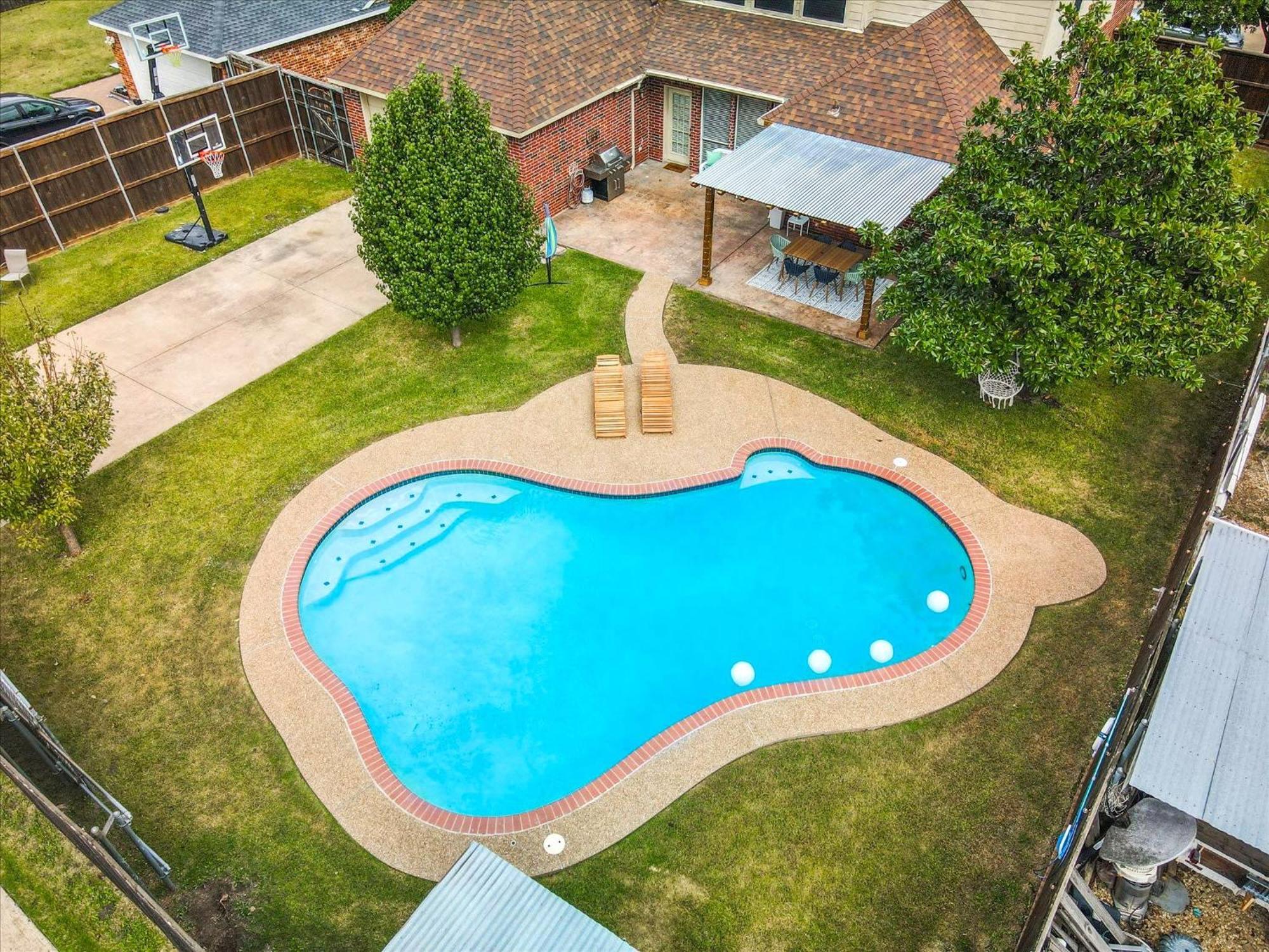 6Br 3,5Ba Home Pool, Hot Tub, Game Room -16 Guests Sachse Exterior photo